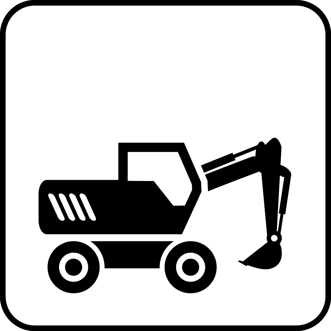 Graafmachine bandenkraan 