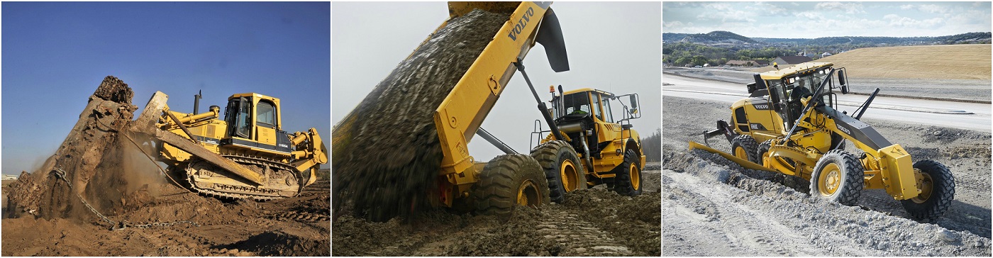 Bulldozer dumper grader