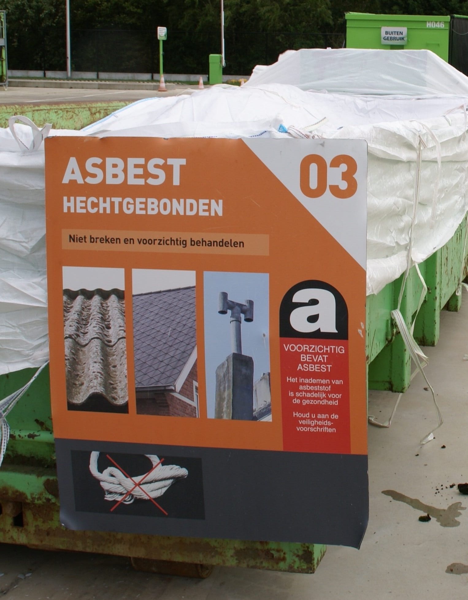 Asbest containerpark nieuw