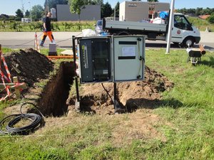 werfkast elektriciteit werf veilig