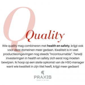 Het welzijnsalfabet: Q van &#039;quality&#039;