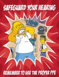 Simpsons PBM gehoorbescherming
